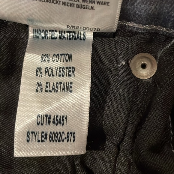 Citizens of Humanity Bowery Standard Slim Stretch 33/29.5 Faded Black Men - Picture 6 of 12